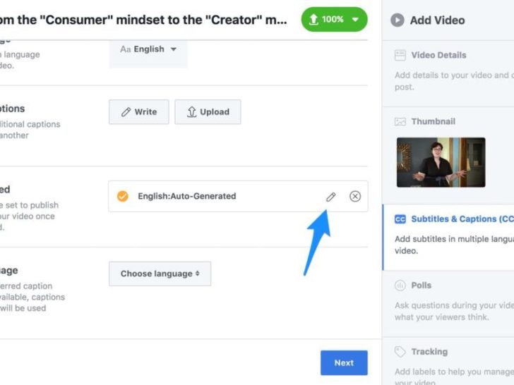 Can you add subtitles to Facebook video ads?