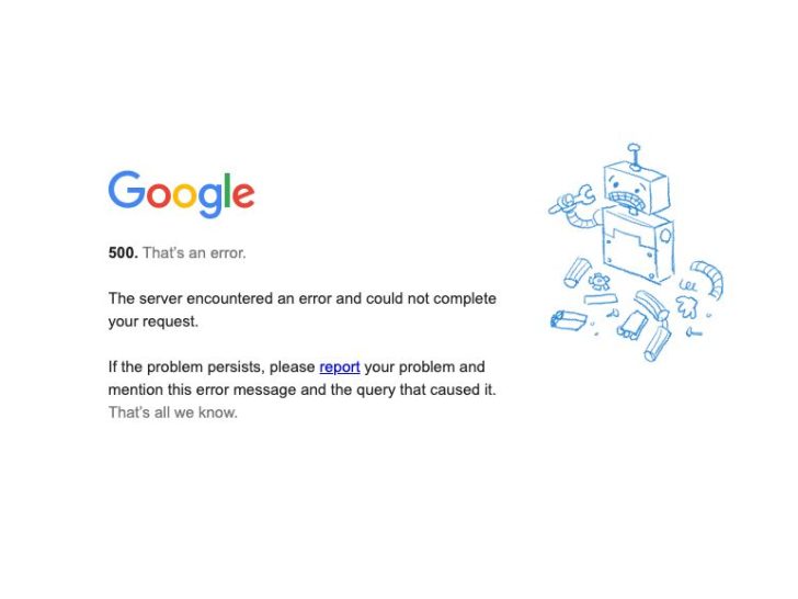 Is Google having problems right now?