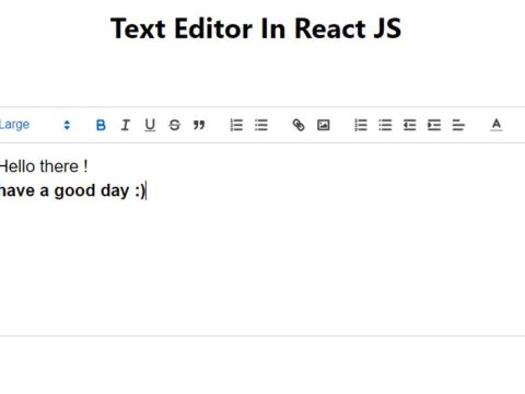 What text editor to use for React?