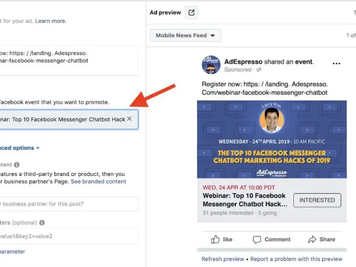 Can you boost an event page on Facebook?