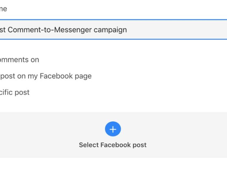 Why are my comments on Facebook being sent to Messenger?