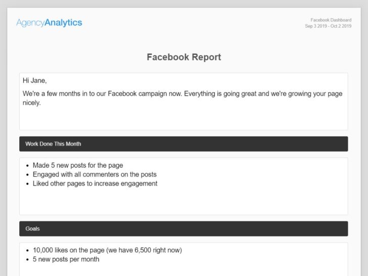 How do I write a FB report?