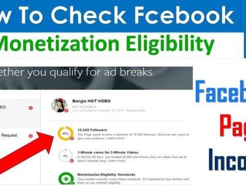 How to check your monetization eligibility on a Facebook page or profile?