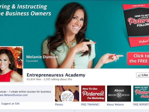 What should I put on my business Facebook cover photo?