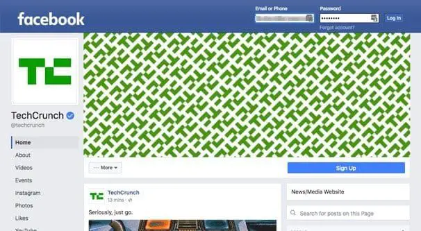 Did Facebook remove layout