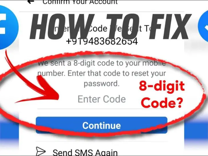 What number does Facebook use to send codes