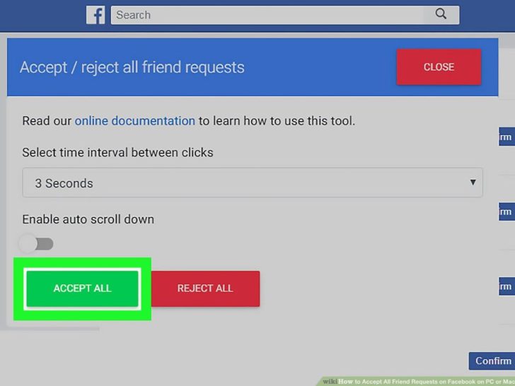 Can you set up Facebook to automatically accept friend requests?