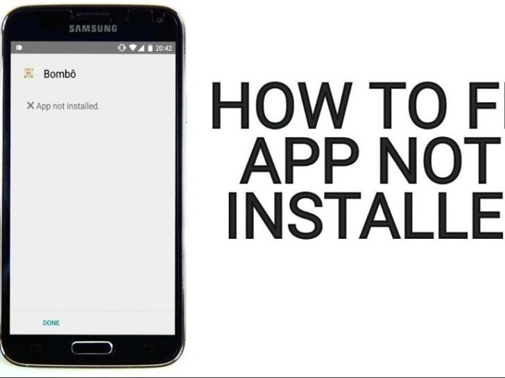 Why is my app saying app not installed?