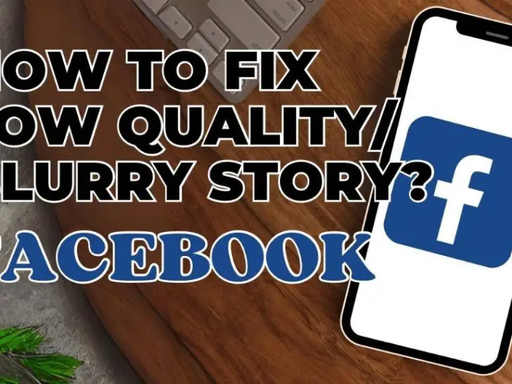 Why does quality decrease in Facebook stories?