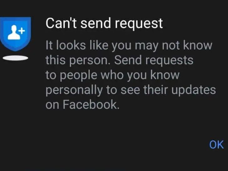 Why does Facebook say you may not know this person?