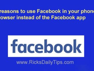 Is it better to use Facebook app or browser?