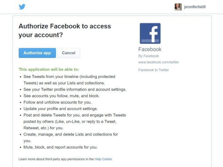 Can I contact Facebook on Twitter?