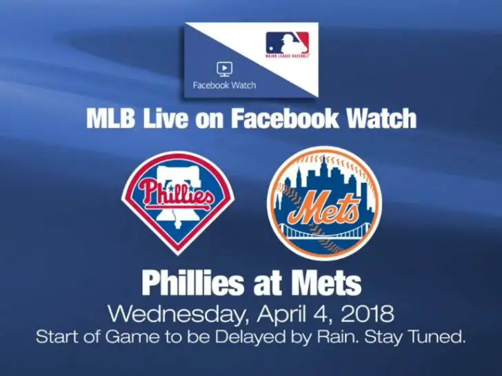 How can I watch baseball on Facebook?