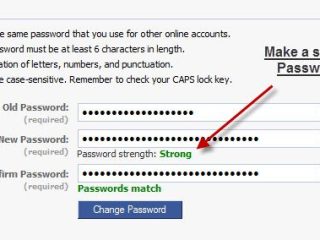 How many letters and numbers are in a Facebook password?