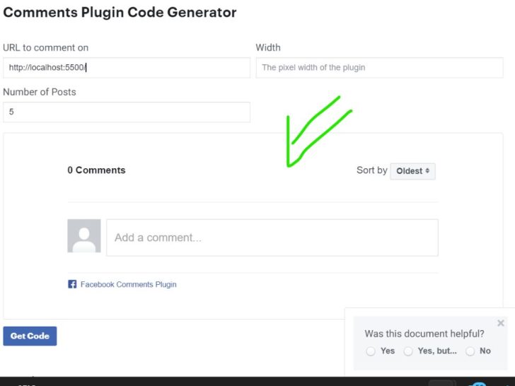 Why is my Facebook comment plugin not showing?