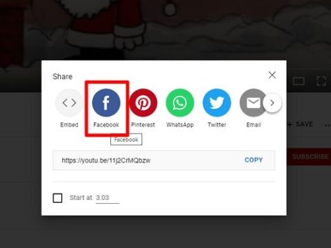 How do I embed a live YouTube video on Facebook?