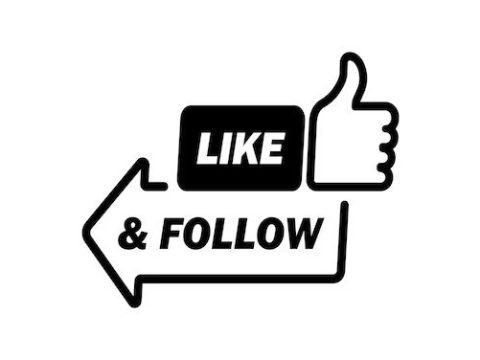 What is the like or follow button?