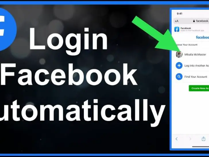 How do I get rid of quick login on Facebook?