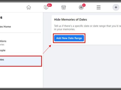 Can I choose a date for Facebook memories?