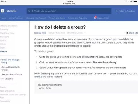 How many reports does it take to shut down a Facebook group?