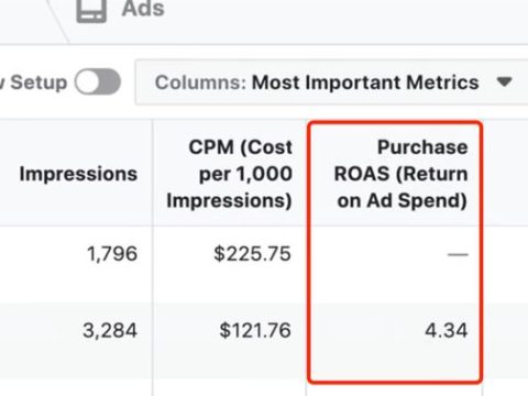 How do I see total ad spending on Facebook?