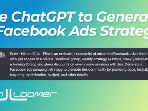 Can ChatGPT help with Facebook ads?