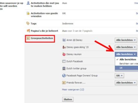 Waarom krijg ik meldingen op Facebook?