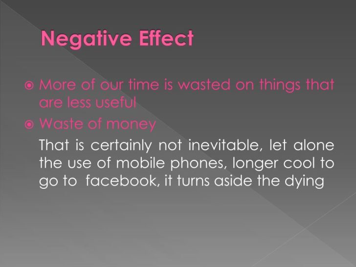 What are the 5 negative effects of using Facebook?