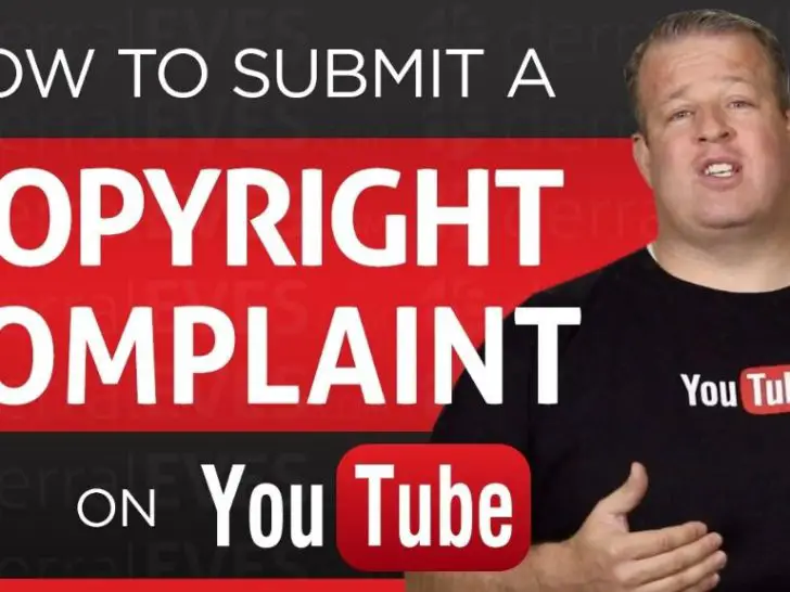 Can you report a video for copyright?