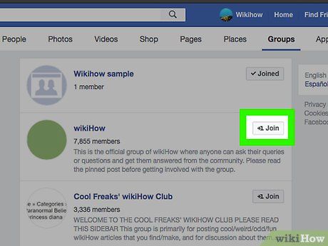 Can a group join a group on Facebook