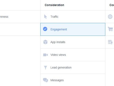 What counts as engagement on Facebook ads?