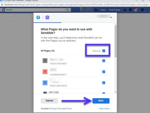 How do I reconnect my Facebook page to my Facebook account?