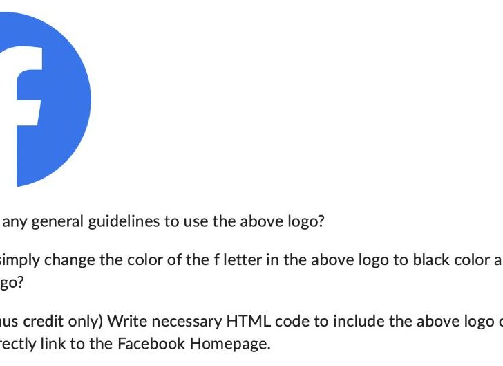 Are there any general guidelines to use the Facebook logo