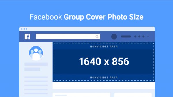 What is the size of a Facebook group cover photo in inches