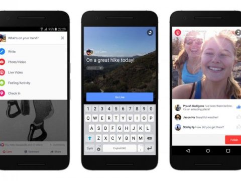 How do you go live on mobile Facebook?