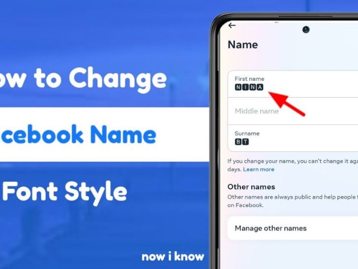 How do I change my Facebook name to stylish font?