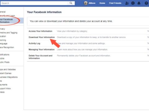 How do I close my Facebook account online?