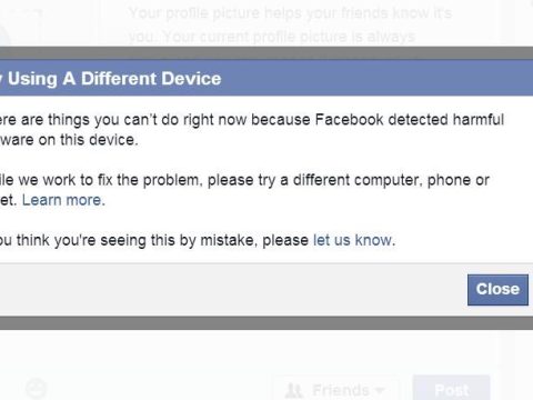 Why won’t my Facebook let me like anything?