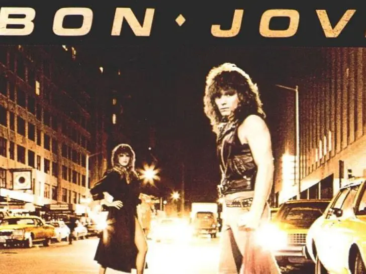 Who is on the cover of Bon Jovi album?