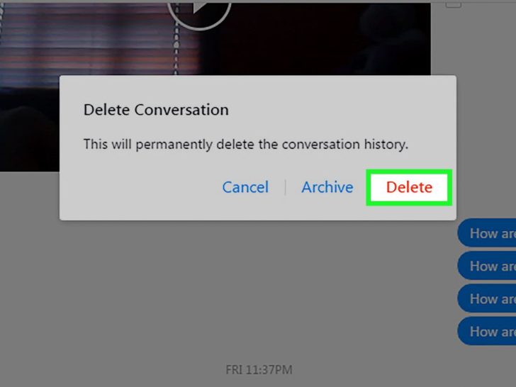 How to permanently delete Facebook messages so the other person can t see them?