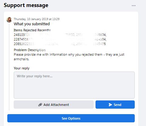 How do I email Facebook Business support