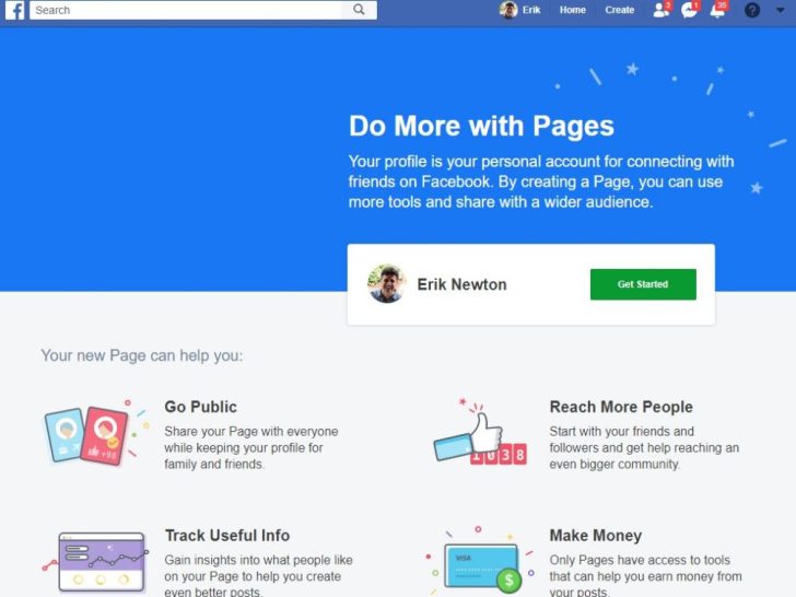 How to do profile to page migration on Facebook?