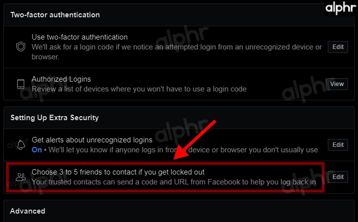 How do I remove a number from two-factor authentication on Facebook