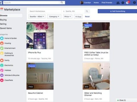 How do you browse on Facebook Marketplace?