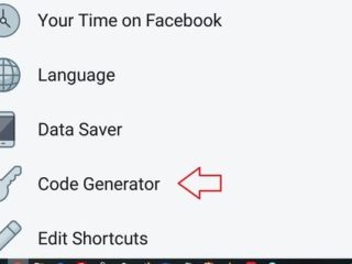 How do I get an email code generator for Facebook?