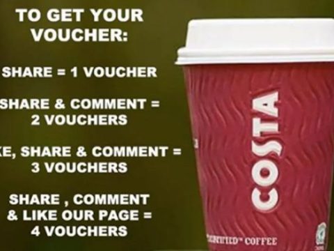 Is the Costa ad on Facebook legit?