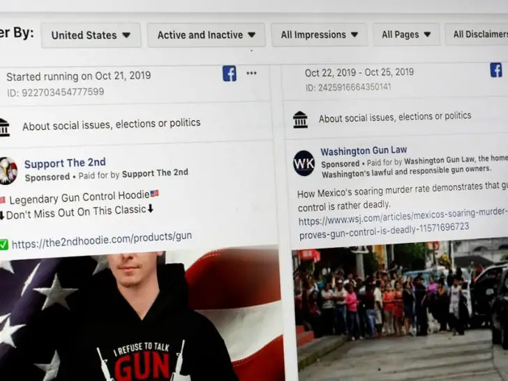 When did Facebook ban political ads?