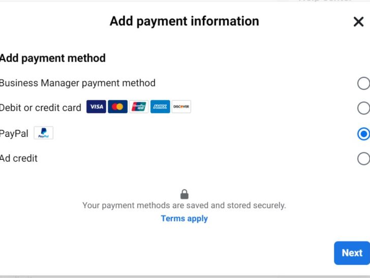 Why can't Facebook verify my payment method