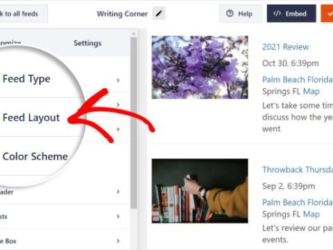 How do I show Facebook events in WordPress?