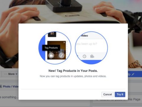 Can you tag products in Facebook posts?